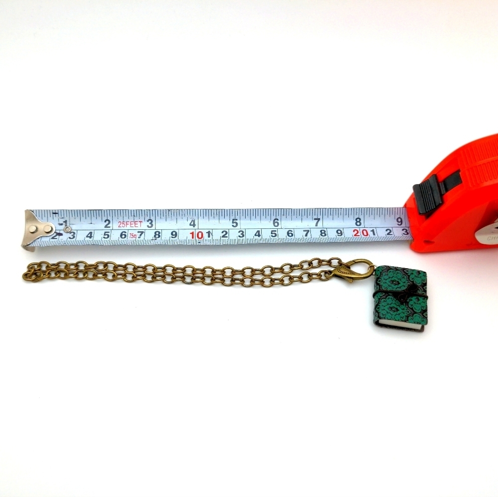 381MIDALANE Unique Leather Mini Book Necklace - Picture 15 of 16